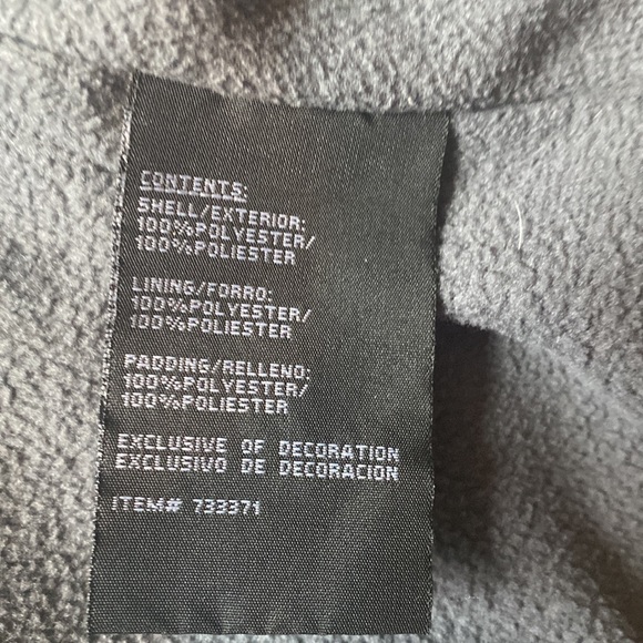 Boys size 5 fleece-lined hooded jacket. - Picture 4 of 9